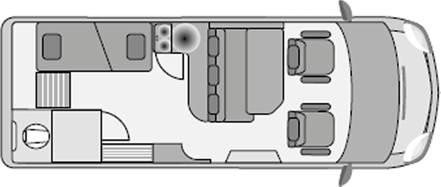 Wohnmobil Fiat Ducato Affinity 180 PS Automatik Five mit 5 Sitzen und 0 Schlafplätzen