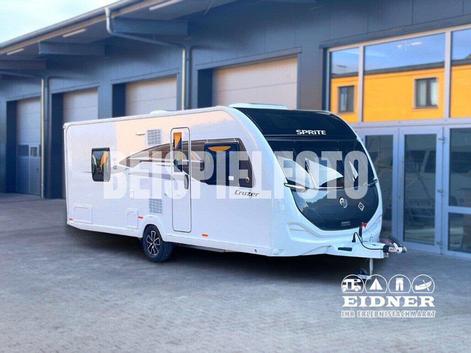 Wohnwagen Sprite 540 SR Cruzer mit 4 Sitzen und 4 Schlafplätzen