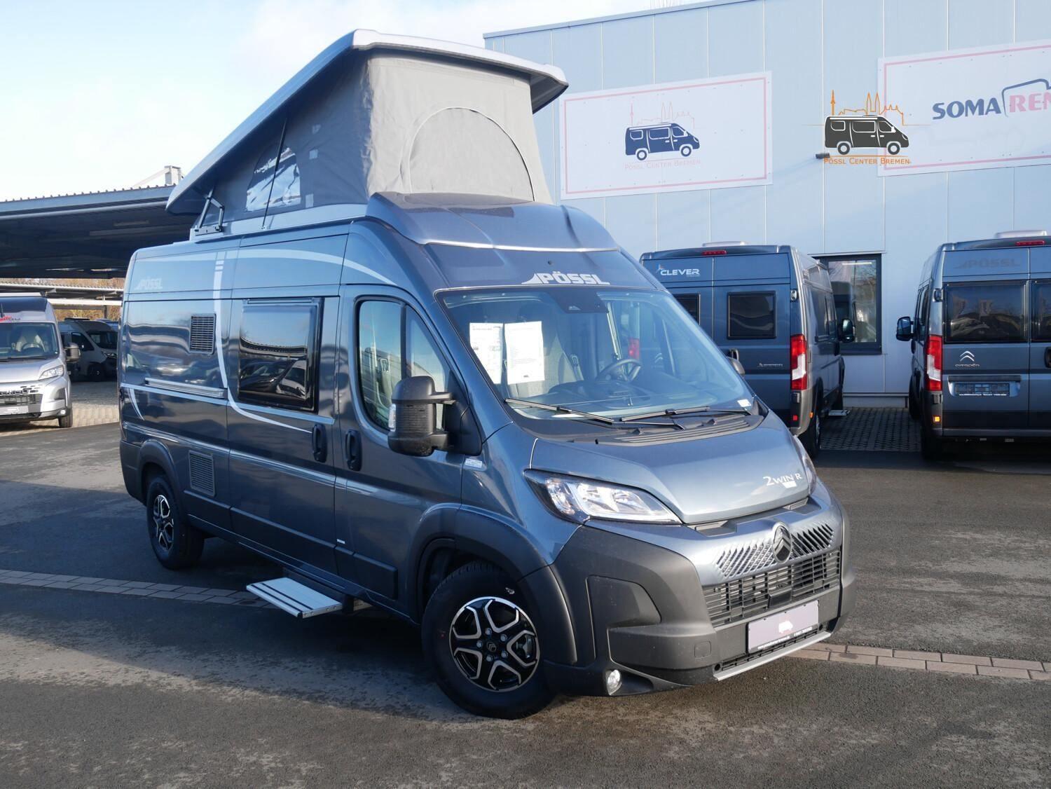 Wohnmobil Citroen Jumper Pössl Citroen 140 PS 2Win R Plus mit 4 Sitzen und 4 Schlafplätzen
