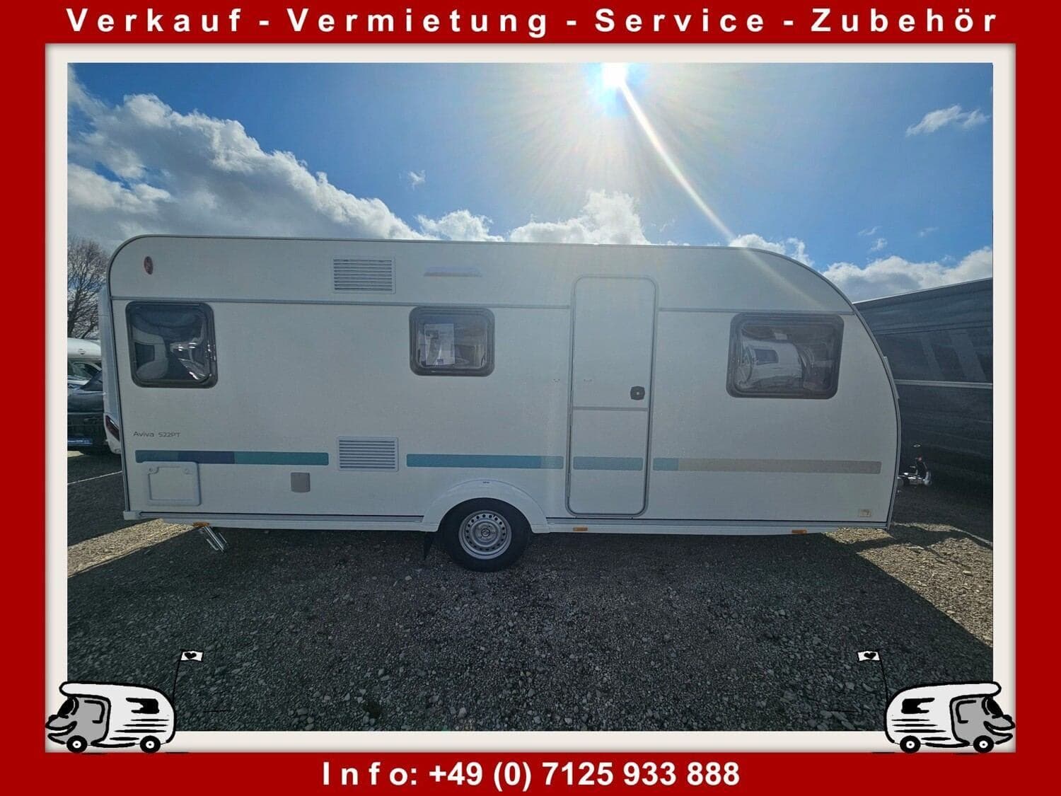 Wohnwagen Adria 522 PT Aviva mit 7 Schlafplätzen