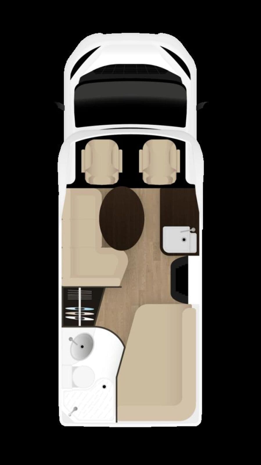 Wohnmobil Fiat Ducato Wingamm 610 M Oasi mit 4 Sitzen und 3 Schlafplätzen