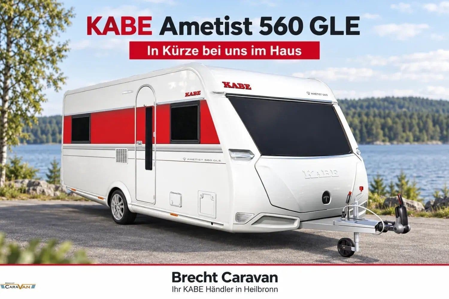 Wohnwagen Kabe Ametist 560 GLE KS B2 bei Brecht Caravan GmbH & Co KG Wohnwagen Kabe 560 GLE KS B2 Ametist mit 2 Schlafplätzen