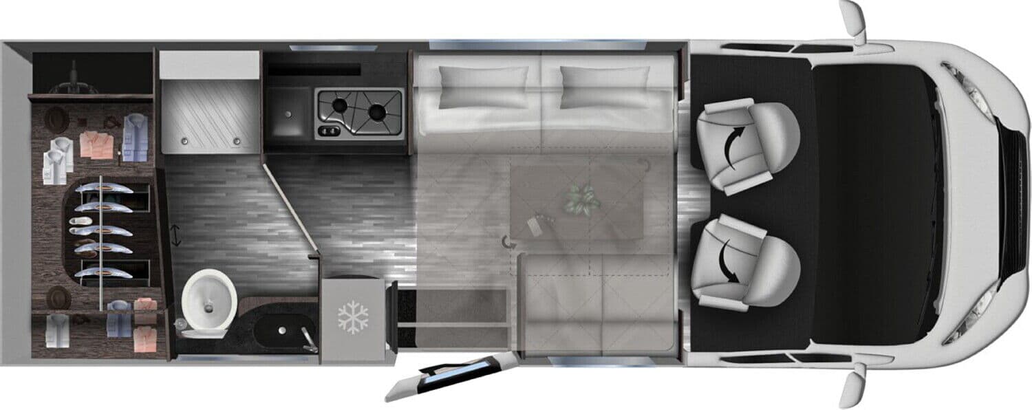 Wohnmobil Mobilvetta Kea Kompakt 55 2027 mit 4 Sitzen bei Reisemobile Dülmen GmbH Wohnmobil Fiat Ducato Mobilvetta Kompakt 55 2027 Kea mit 4 Sitzen und 4 Schlafplätzen