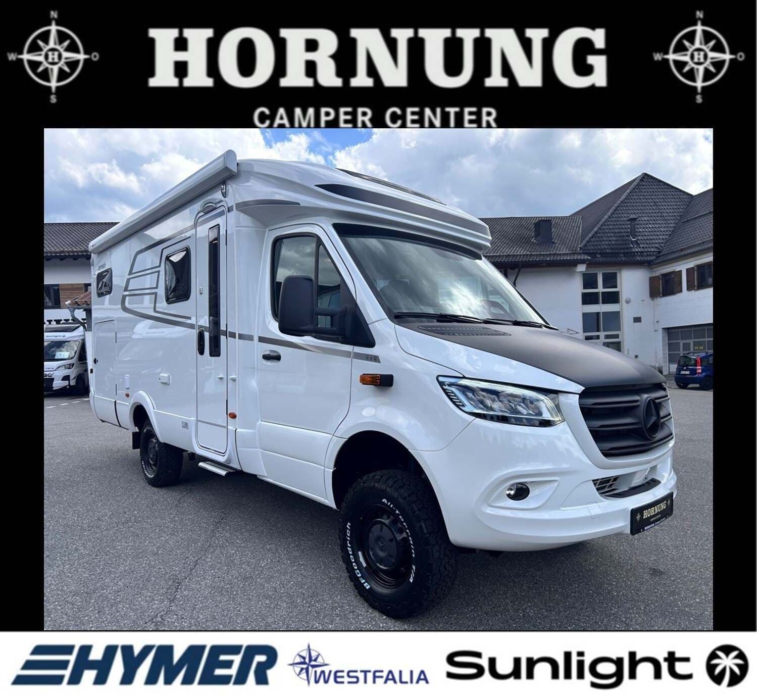 Wohnmobil Hymer ML-T 580 4x4 mit 4 Sitzen bei HORNUNG-Camper-Center GmbH Wohnmobil Mercedes Sprinter Hymer 580 4x4 ML-T mit 4 Sitzen und 3 Schlafplätzen