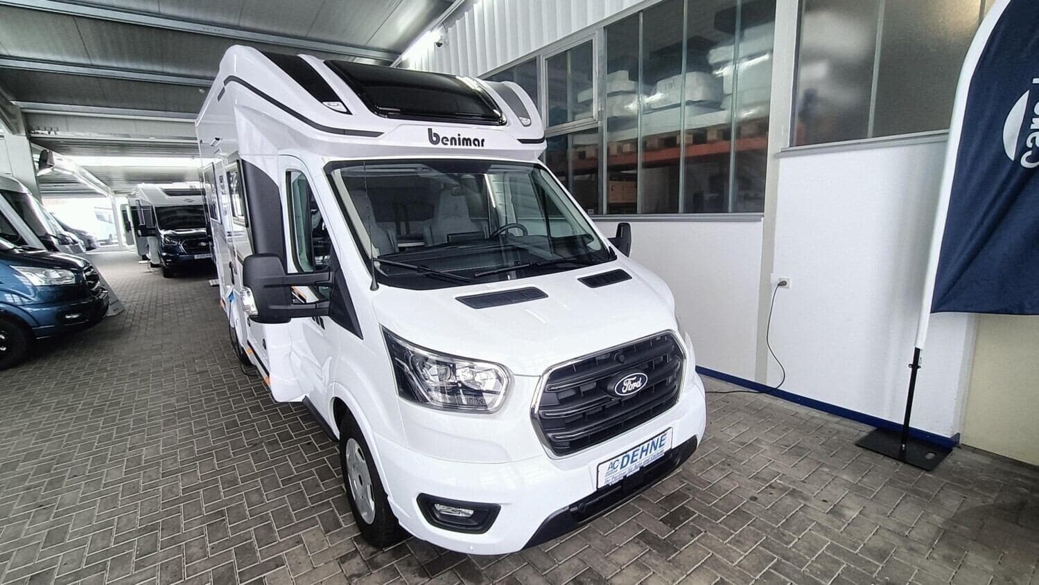 Wohnmobil Benimar Tessoro T481 mit 4 Sitzen bei A.C. Dehne GmbH Wohnmobil Ford Transit Benimar T481 Tessoro mit 4 Sitzen und 4 Schlafplätzen