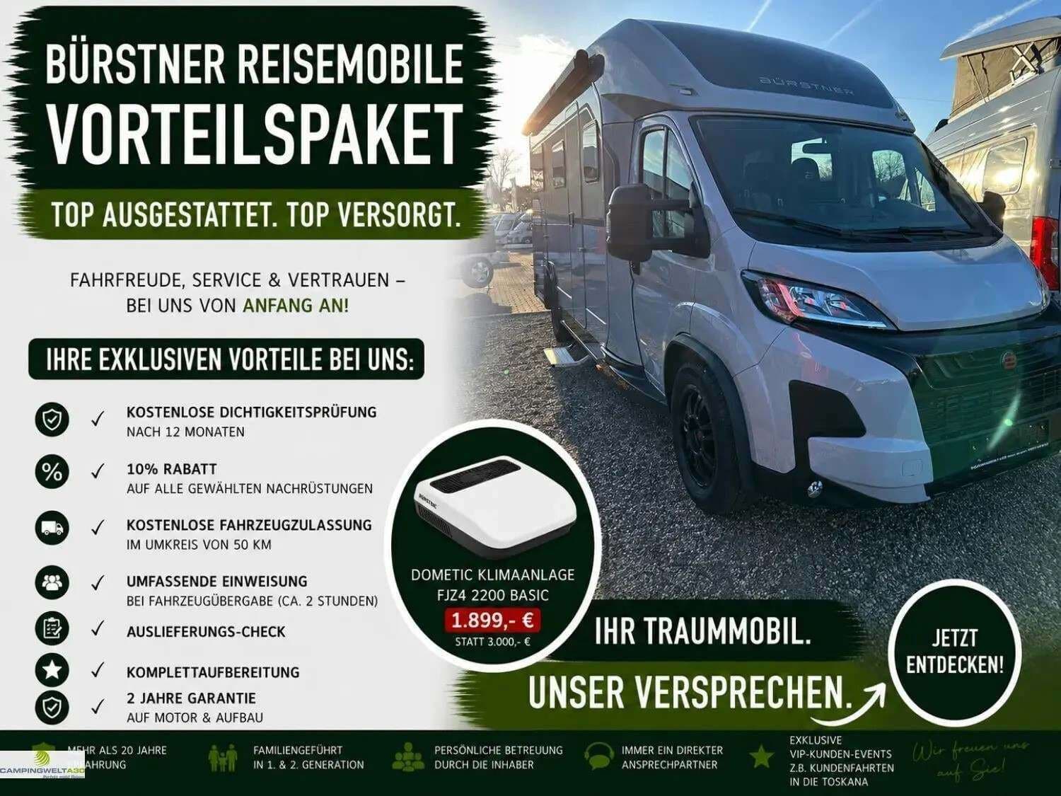 Wohnmobil Bürstner Signature SFT 7.1 bei Campingwelt A30 GmbH Wohnmobil Bürstner SFT 7.1 Signature mit 4 Schlafplätzen
