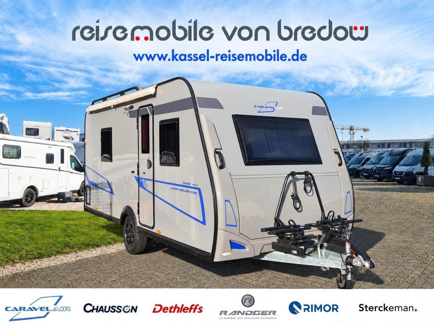 Wohnwagen Caravelair Sport Line 455 bei Reisemobile von Bredow Wohnwagen Caravelair 455 Sport Line mit 2 Schlafplätzen