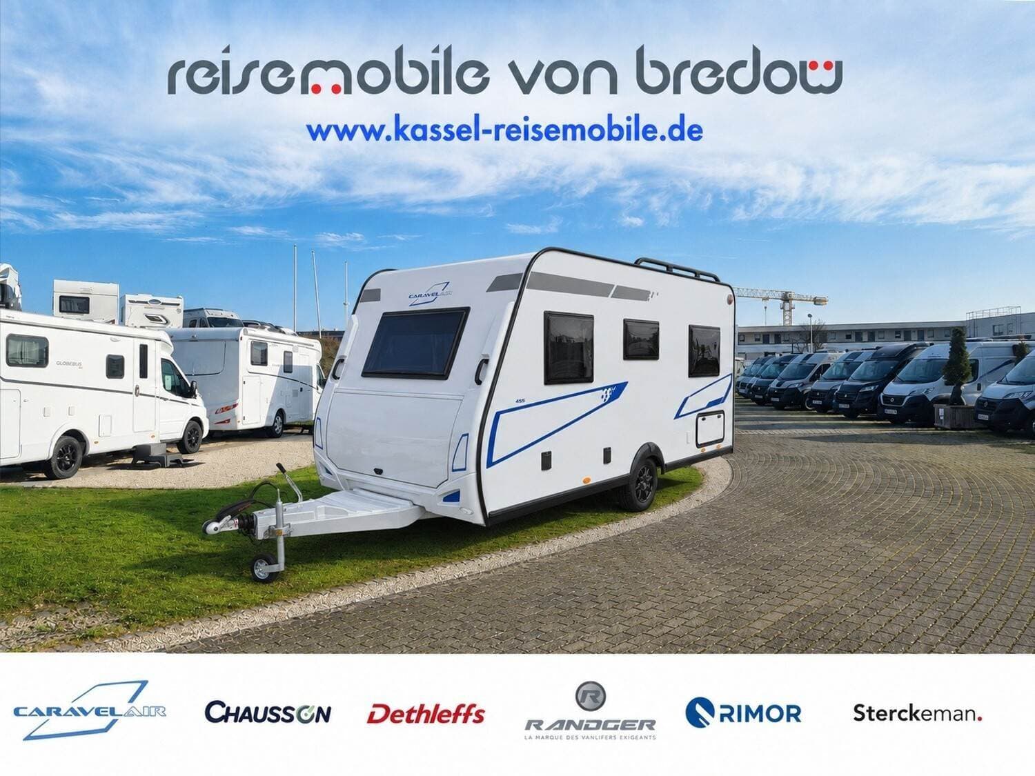 Wohnwagen Caravelair Sport Line 455 bei Reisemobile von Bredow Wohnwagen Caravelair 455 Sport Line mit 2 Schlafplätzen