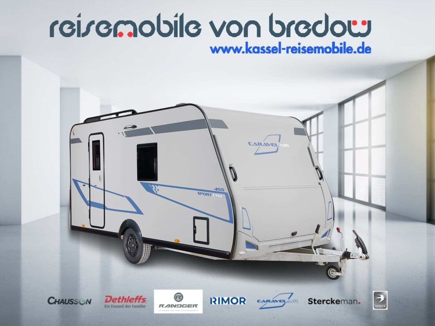 Wohnwagen Caravelair Sport Line 455 bei Reisemobile von Bredow Wohnwagen Caravelair 455 Sport Line mit 2 Schlafplätzen