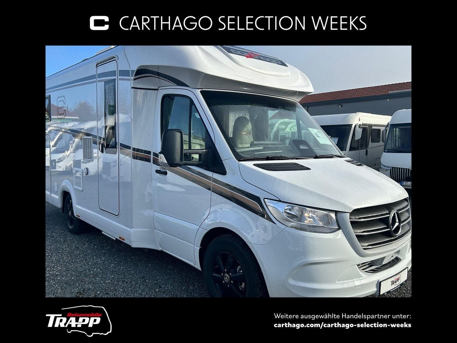 Wohnmobil Carthago C1-tourer T 145 RB LE mit 4 Sitzen bei Reisemobile Trapp GmbH & Co. KG Wohnmobil Mercedes Sprinter Carthago 145 RB LE C1-tourer T mit 4 Sitzen und 2 Schlafplätzen
