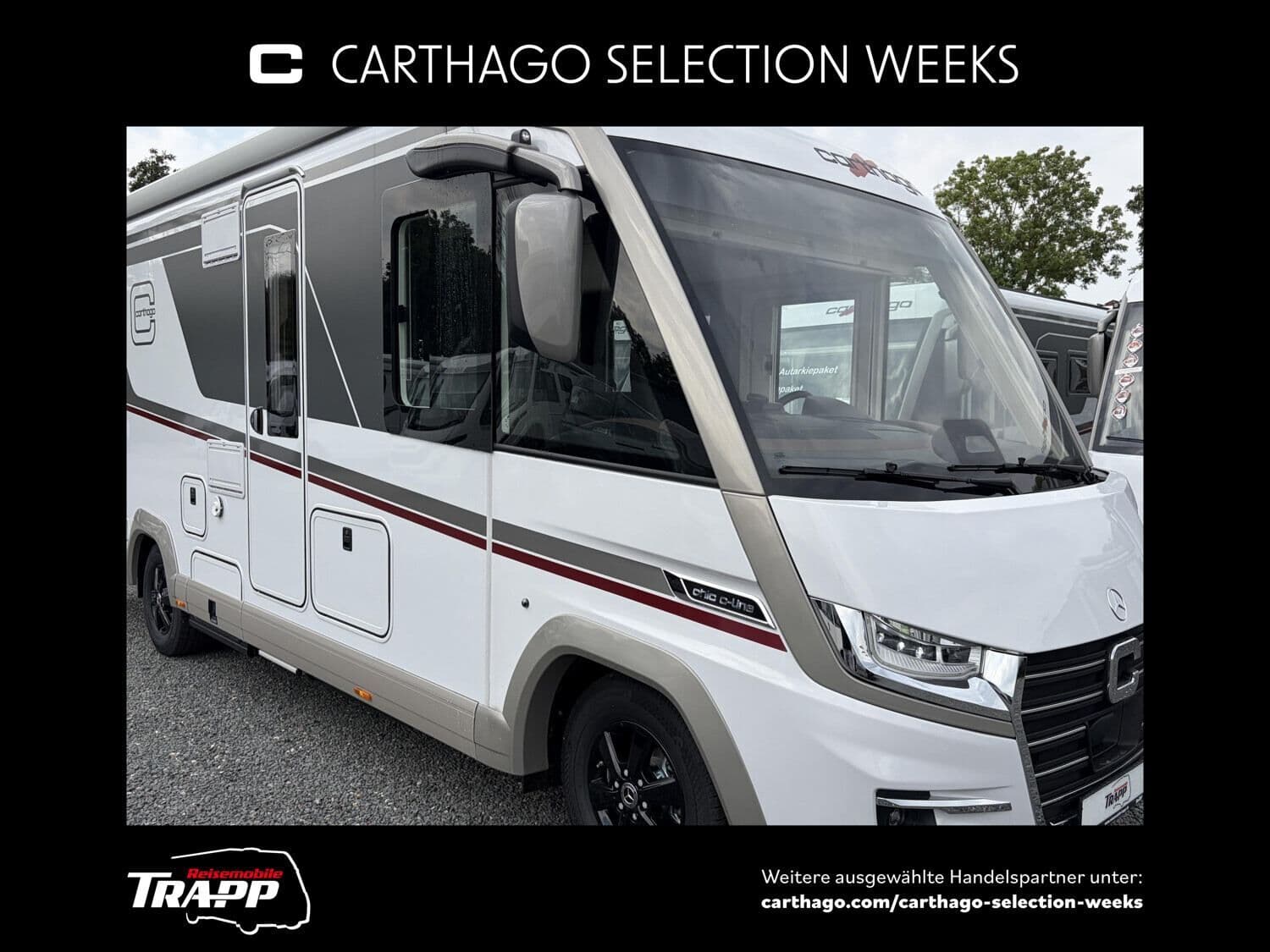 Wohnmobil Carthago chic c-line I 4.9 LE mit 4 Sitzen bei Reisemobile Trapp GmbH & Co. KG Wohnmobil Mercedes Sprinter Carthago 4.9 LE chic c-line I mit 4 Sitzen und 4 Schlafplätzen