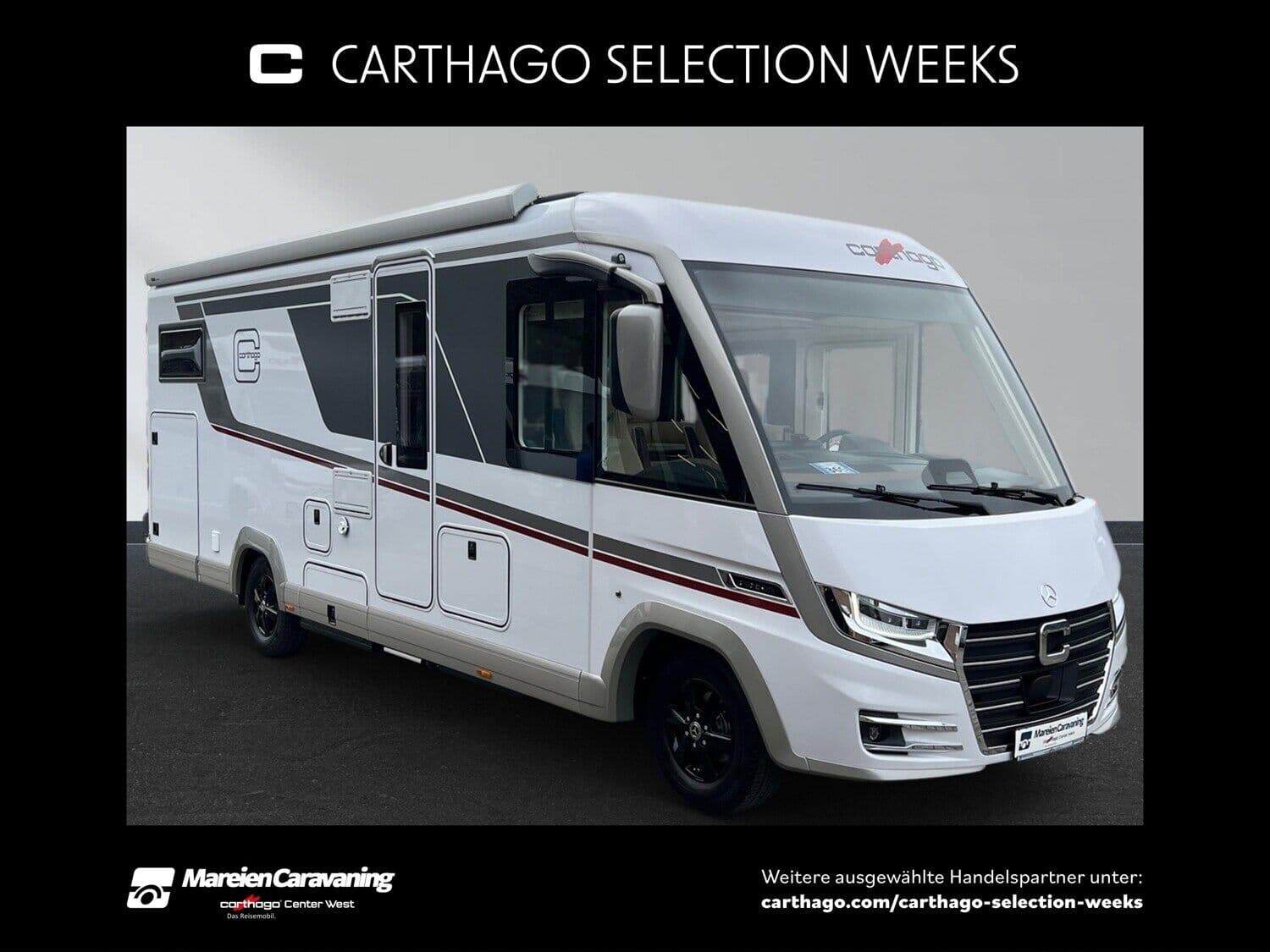 Wohnmobil Carthago chic c-line I 4.9 LE L mit 4 Sitzen bei Mareien Caravaning GmbH Wohnmobil Mercedes Sprinter Carthago 4.9 LE L chic c-line I mit 4 Sitzen und 2 Schlafplätzen