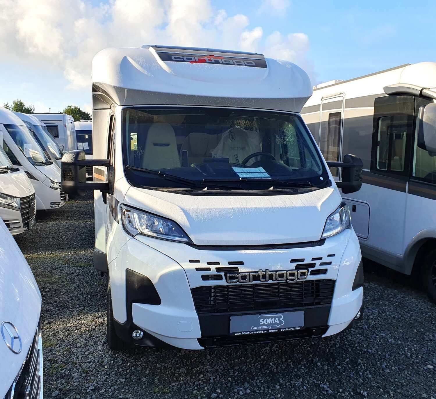 Wohnmobil Carthago chic c-line T 4.9 LE mit 4 Sitzen bei SOMA Caravaning Center Bremen GmbH Wohnmobil Fiat Ducato Carthago 4.9 LE chic c-line T mit 4 Sitzen und 2 Schlafplätzen