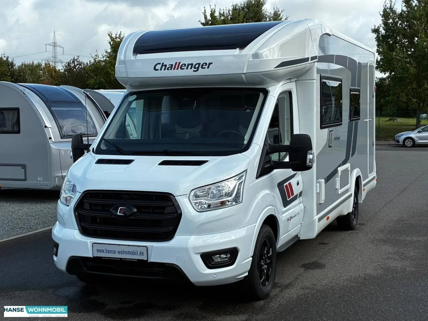 Wohnmobil Challenger Teilintegriert 260 Graphite Edition bei Hanse Service und Verwaltungs GmbH Wohnmobil Ford Transit Challenger 260 Graphite Edition Teilintegriert mit 4 Schlafplätzen