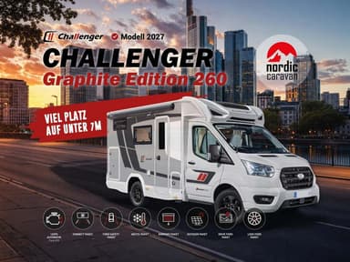 Challenger Teilintegriert Graphite Edition 260