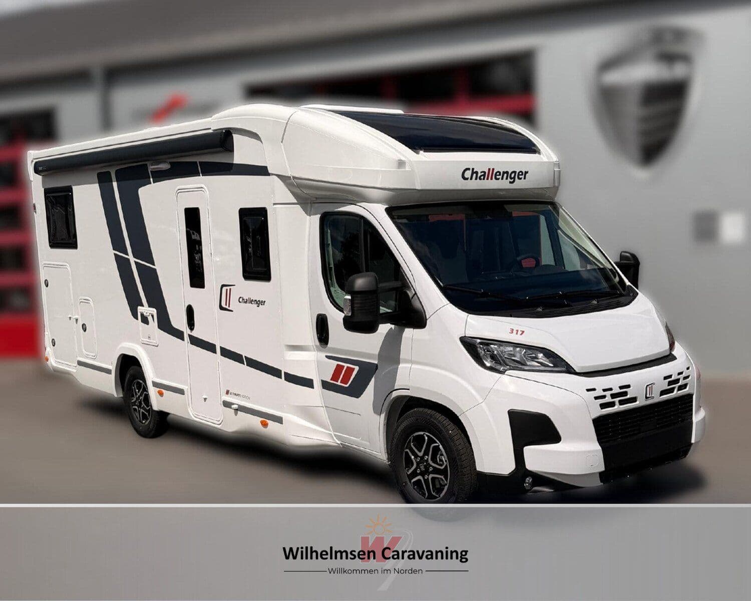 Wohnmobil Challenger Teilintegriert Ultimate Edition 317 mit 4 Sitzen bei Wilhelmsen Caravaning GmbH Wohnmobil Fiat Ducato Challenger 317 Teilintegriert Ultimate Edition mit 4 Sitzen und 4 Schlafplätzen