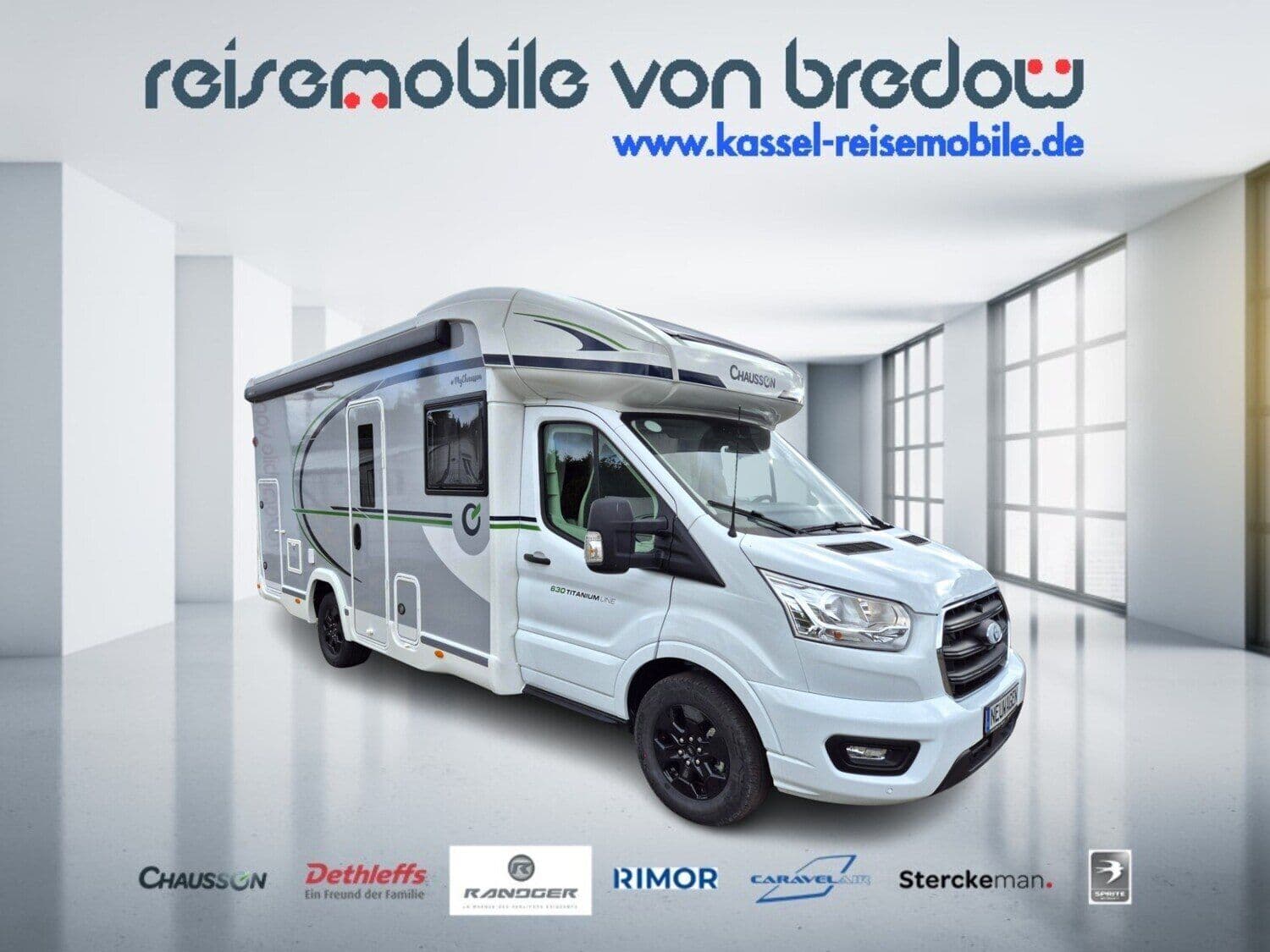Wohnmobil Chausson Teilintegriert Titanium Line 630 mit 4 Sitzen bei Reisemobile von Bredow Wohnmobil Ford Transit Chausson 630 Teilintegriert Titanium Line mit 4 Sitzen und 2 Schlafplätzen