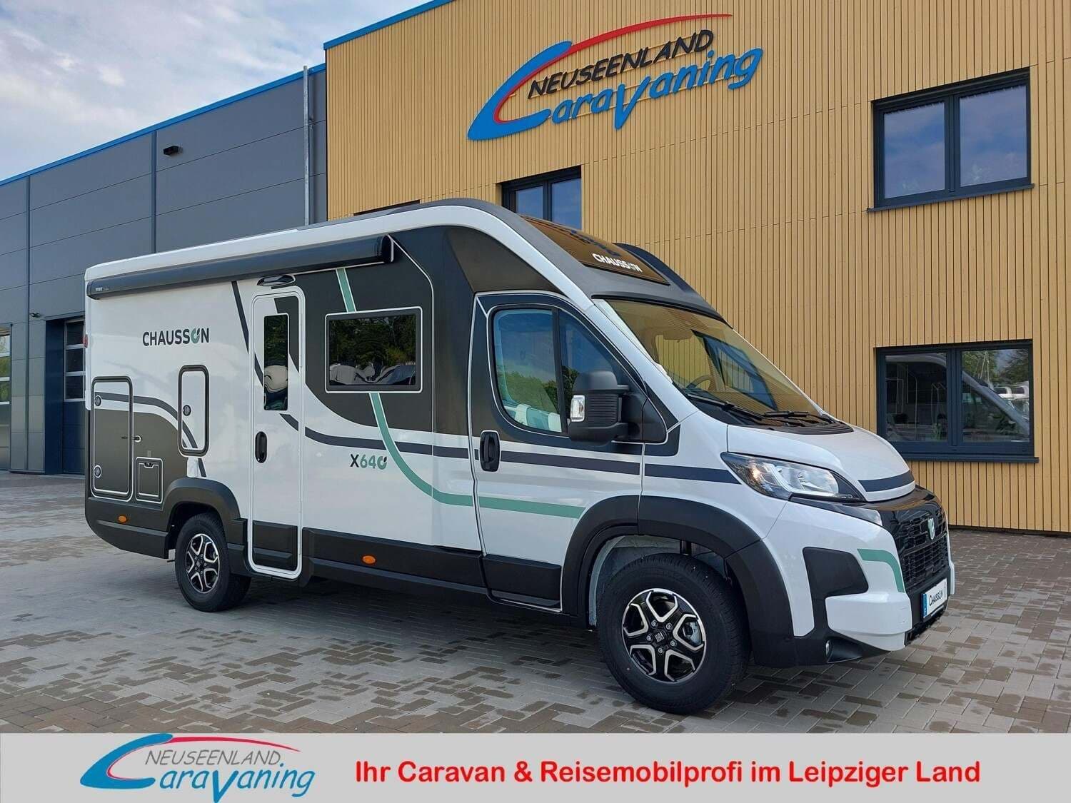 Wohnmobil Chausson X Exclusive Line X640 mit 4 Sitzen bei Neuseenland Caravaning Wohnmobil Fiat Ducato Chausson X640 X Exclusive Line mit 4 Sitzen und 4 Schlafplätzen
