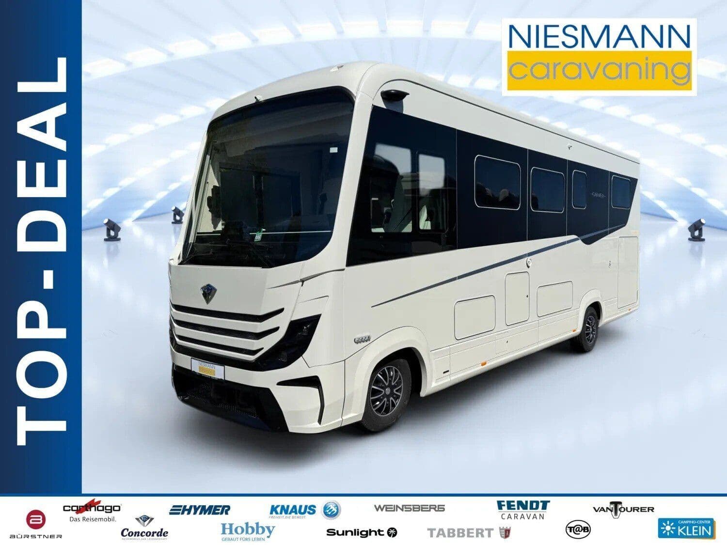 Wohnmobil Concorde Carver 850 LI mit 5 Sitzen bei Niesmann Caravaning GmbH & Co. KG Wohnmobil Iveco Daily Concorde 850 LI Carver mit 5 Sitzen und 5 Schlafplätzen
