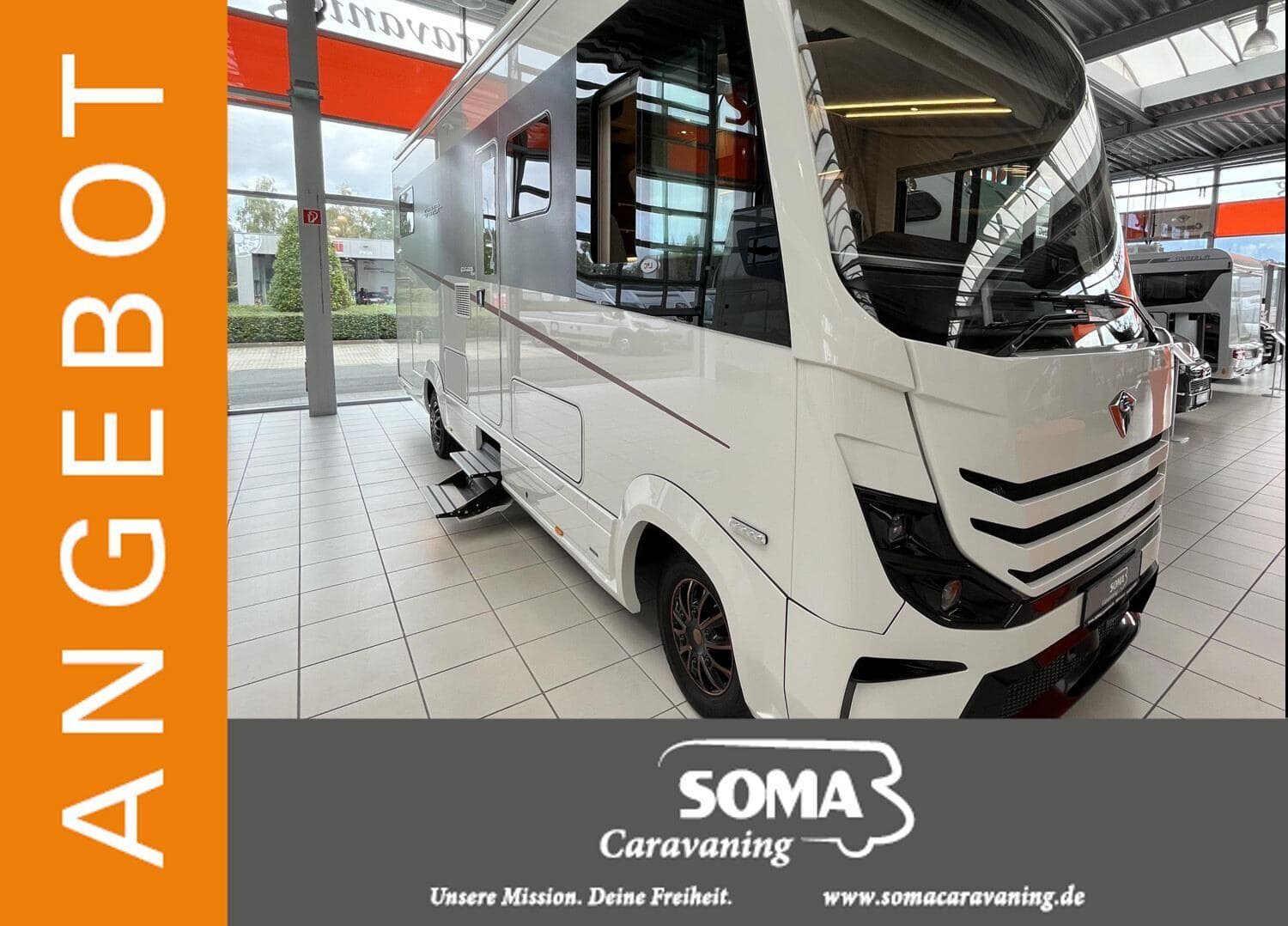 Wohnmobil Concorde Carver 850 LI NEUER GRUNDRISS GSR2 mit 4 Sitzen bei SOMA Caravaning Center Warendorf GmbH Wohnmobil Iveco Daily Concorde 850 LI NEUER GRUNDRISS GSR2 Carver mit 4 Sitzen und 4 Schlafplätzen
