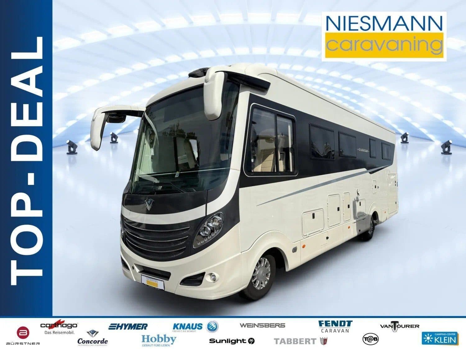 Wohnmobil Concorde Charisma 900 M mit 4 Sitzen bei Niesmann Caravaning GmbH & Co. KG Wohnmobil Iveco Daily Concorde 900 M Charisma mit 4 Sitzen und 4 Schlafplätzen
