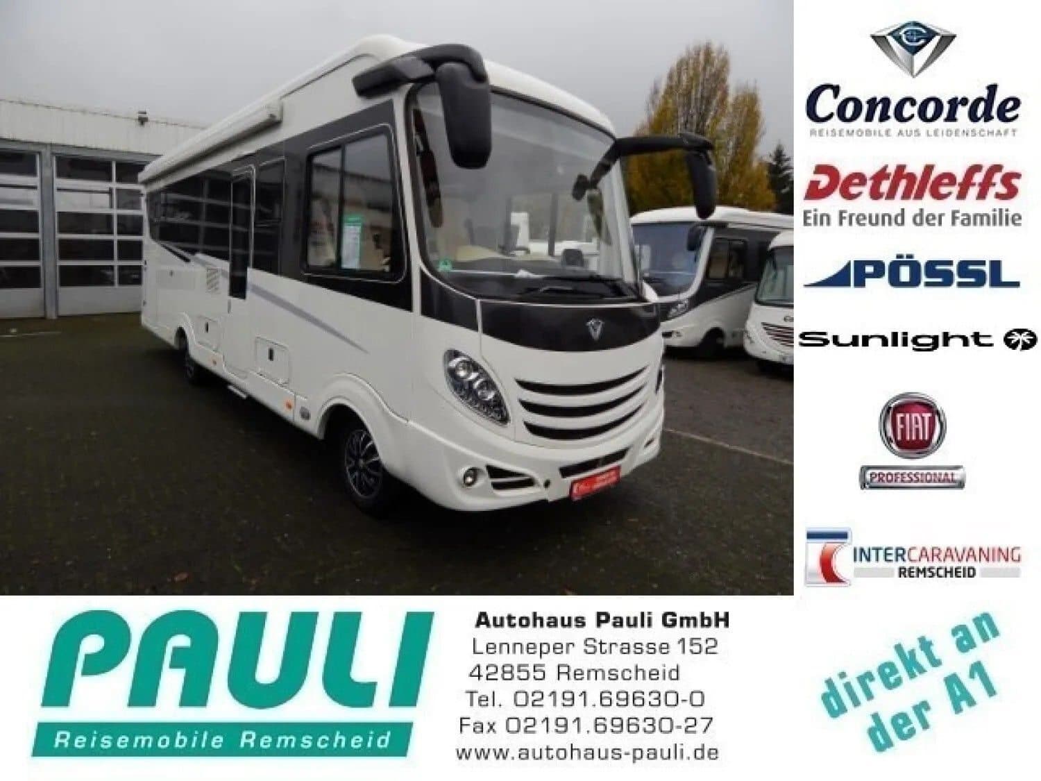 Wohnmobil Concorde Credo 791 L mit 4 Sitzen bei Autohaus Pauli GmbH Wohnmobil Iveco Daily Concorde 791 L Credo mit 4 Sitzen und 3 Schlafplätzen