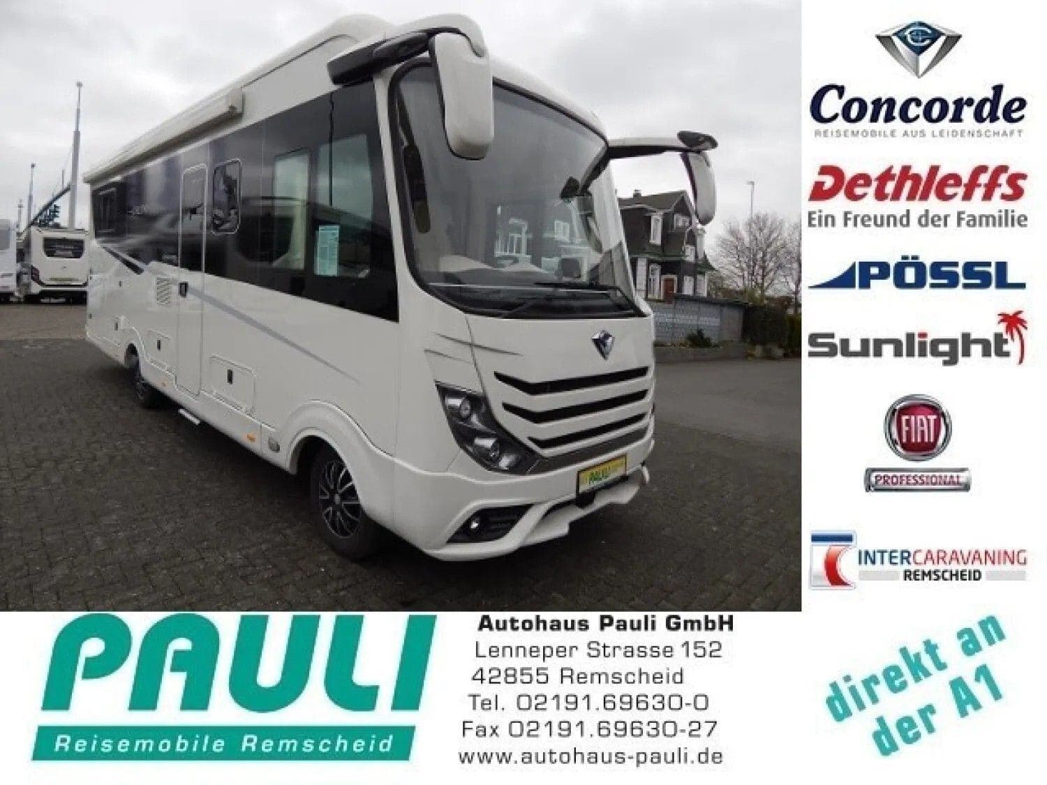 Wohnmobil Concorde Credo 791 LI mit 4 Sitzen bei Autohaus Pauli GmbH Wohnmobil Iveco Daily Concorde 791 LI Credo mit 4 Sitzen und 4 Schlafplätzen