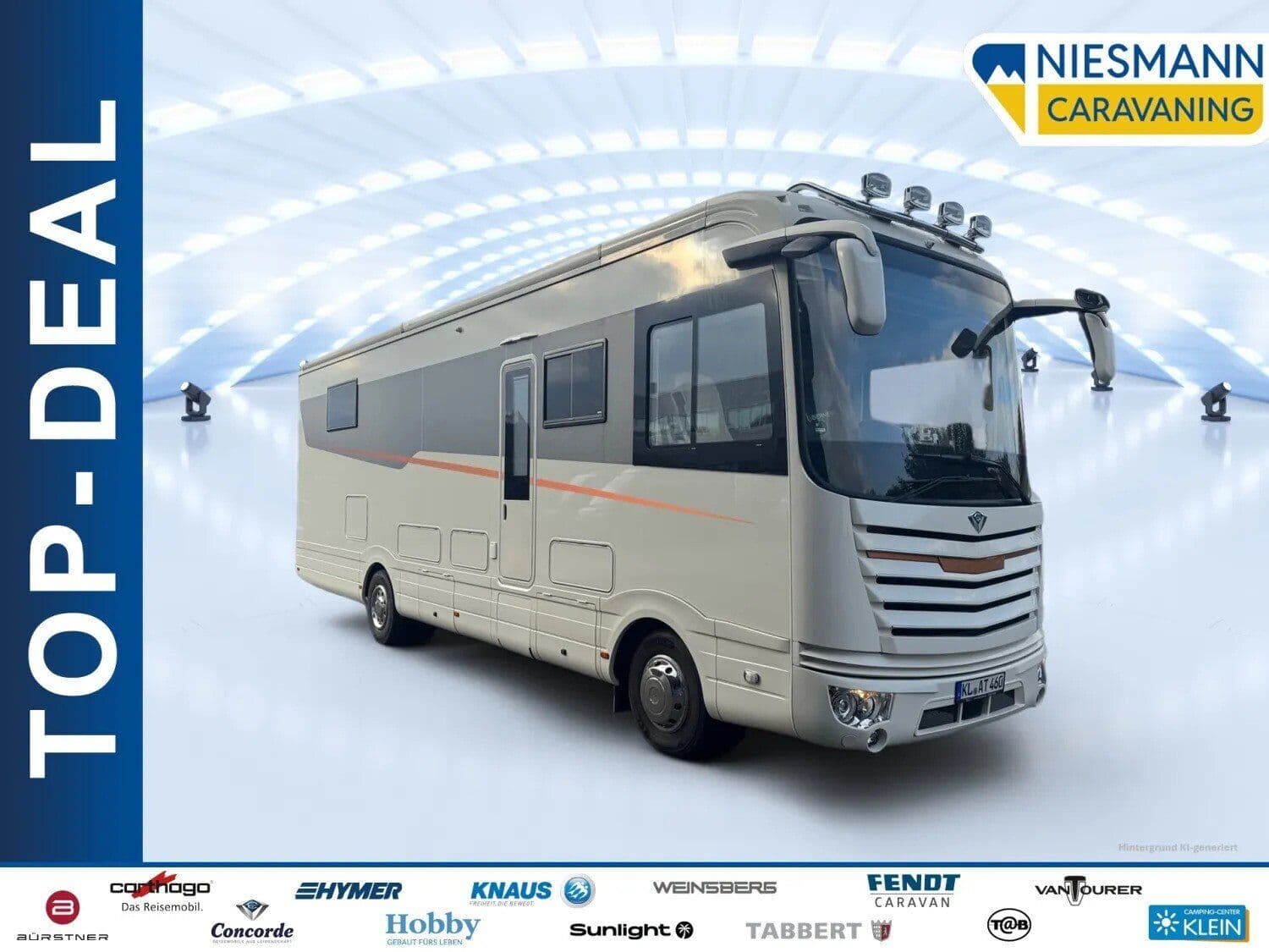 Wohnmobil Concorde Liner 1060 G Max mit 4 Sitzen bei Niesmann Caravaning GmbH & Co. KG Wohnmobil Mercedes Atego Concorde 1060 G Max Liner mit 4 Sitzen und 4 Schlafplätzen