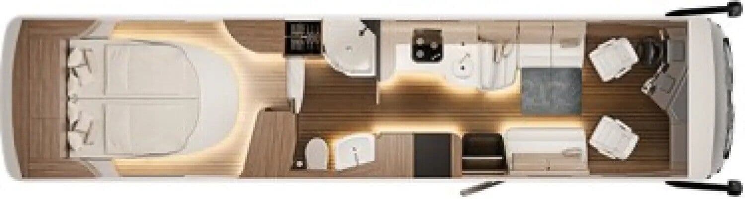 Wohnmobil Concorde Liner 1090 GI mit 3 Sitzen bei Niesmann Caravaning GmbH & Co. KG Wohnmobil Mercedes Actros Concorde 1090 GI Liner mit 3 Sitzen und 2 Schlafplätzen