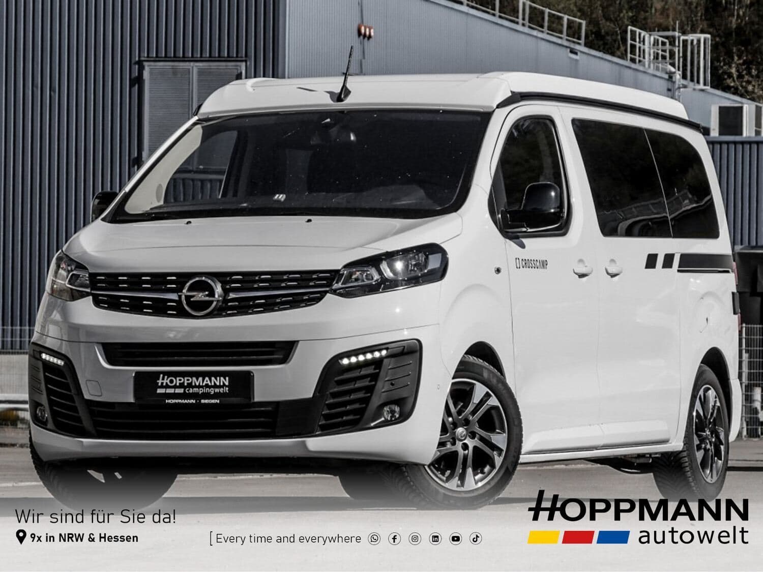 Wohnmobil Crosscamp Opel Flex mit 5 Sitzen bei Hoppmann Autohaus GmbH Wohnmobil Opel Zafira Life Crosscamp Flex Opel mit 5 Sitzen und 4 Schlafplätzen