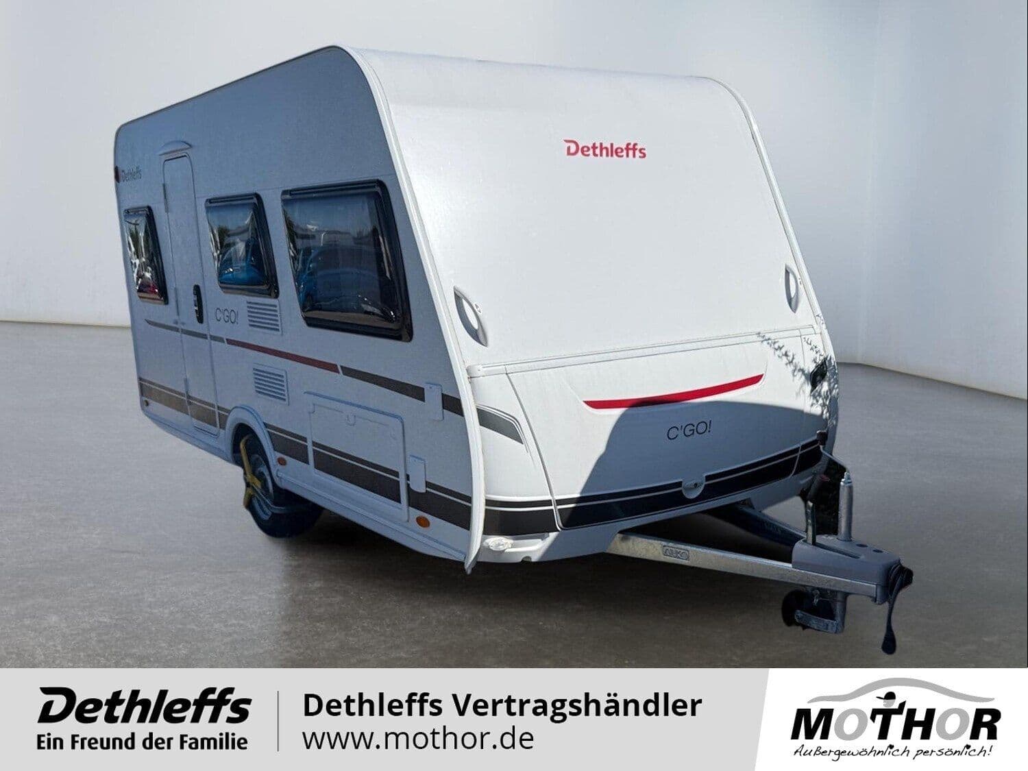 Wohnwagen Dethleffs c-go 415 QL bei Autocenter Mothor GmbH Wohnwagen Dethleffs 415 QL c-go mit 3 Schlafplätzen