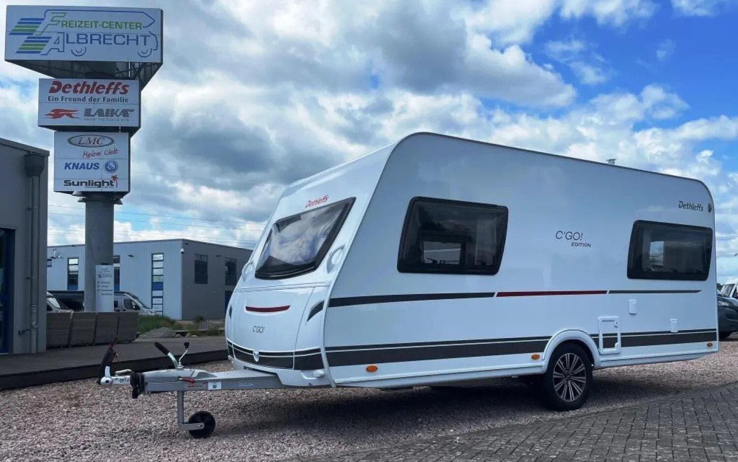 Wohnwagen Dethleffs c-go 475 EL bei Freizeit-Center Albrecht GmbH & Co. KG Wohnwagen Dethleffs 475 EL c-go mit 4 Schlafplätzen