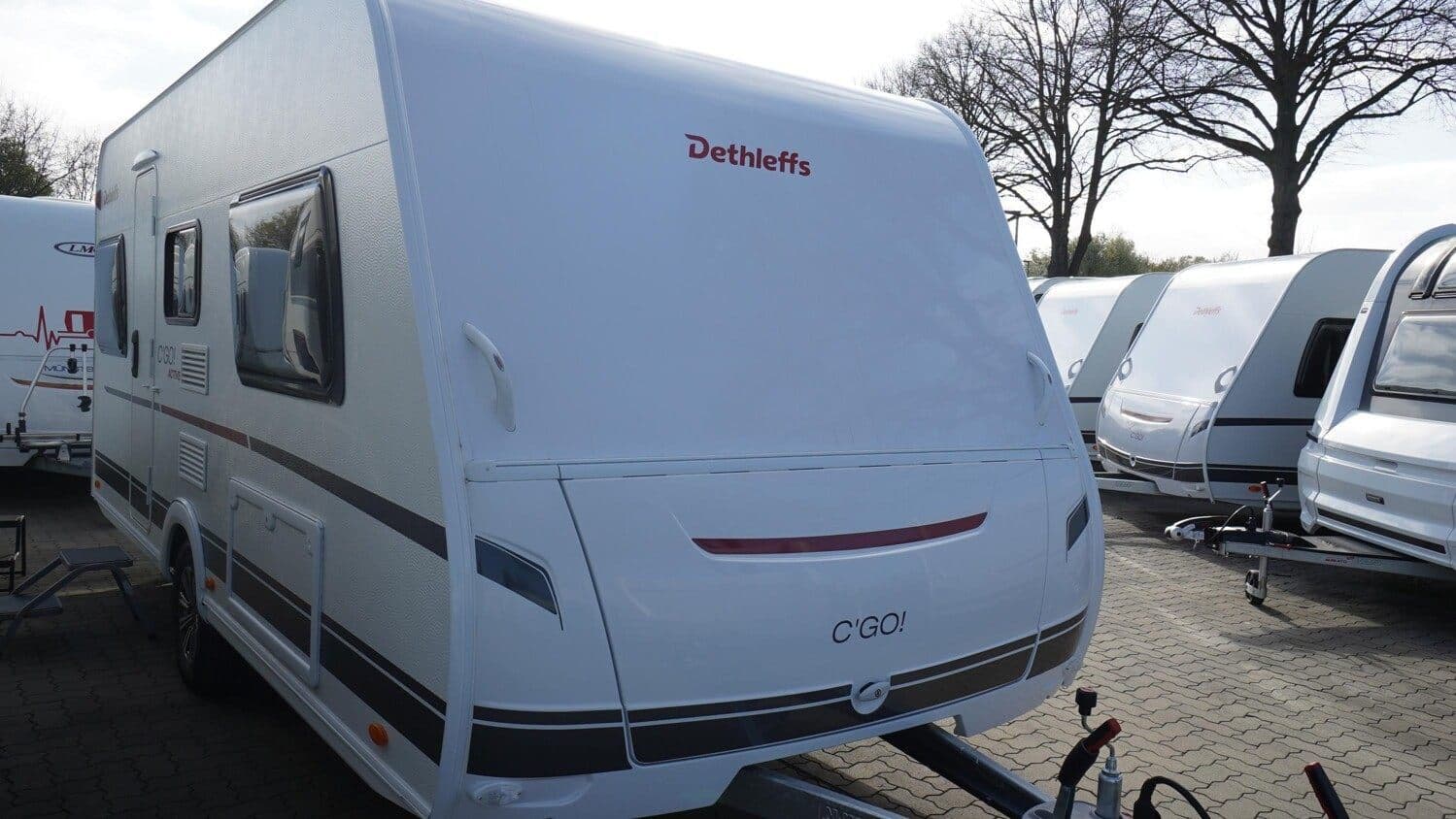 Wohnwagen Dethleffs c-go Active 475 EL bei Caravanpark Spann...an GmbH Wohnwagen Dethleffs 475 EL c-go Active mit 3 Schlafplätzen