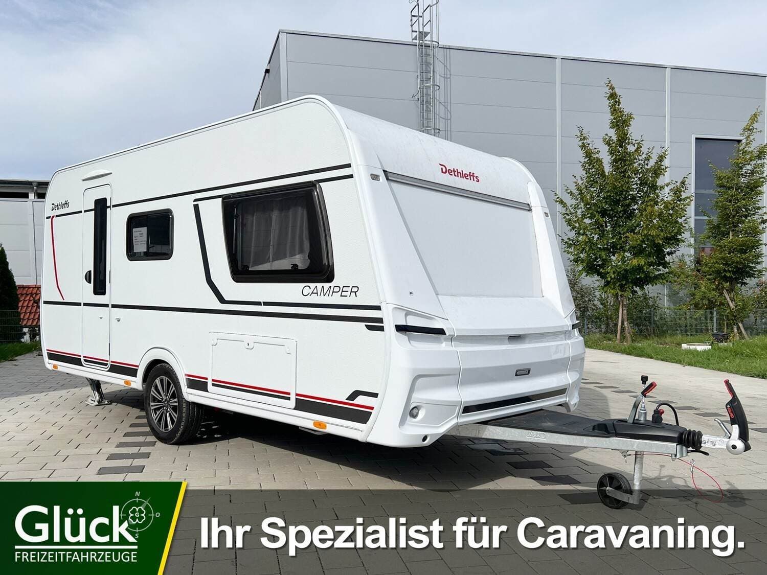Wohnwagen Dethleffs Camper 460 EL mit 3 Sitzen bei Glück Freizeit GmbH Wohnwagen Dethleffs 460 EL Camper mit 3 Sitzen und 2 Schlafplätzen
