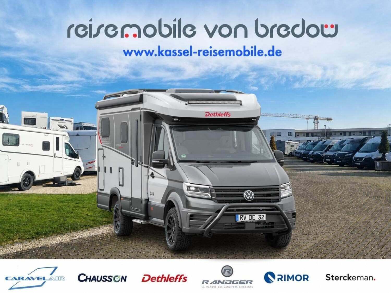 Wohnmobil Dethleffs Globebus Performance 4x4 T 16 mit 4 Sitzen bei Reisemobile von Bredow Wohnmobil VW Crafter Dethleffs T 16 Globebus Performance 4x4 mit 4 Sitzen und 2 Schlafplätzen