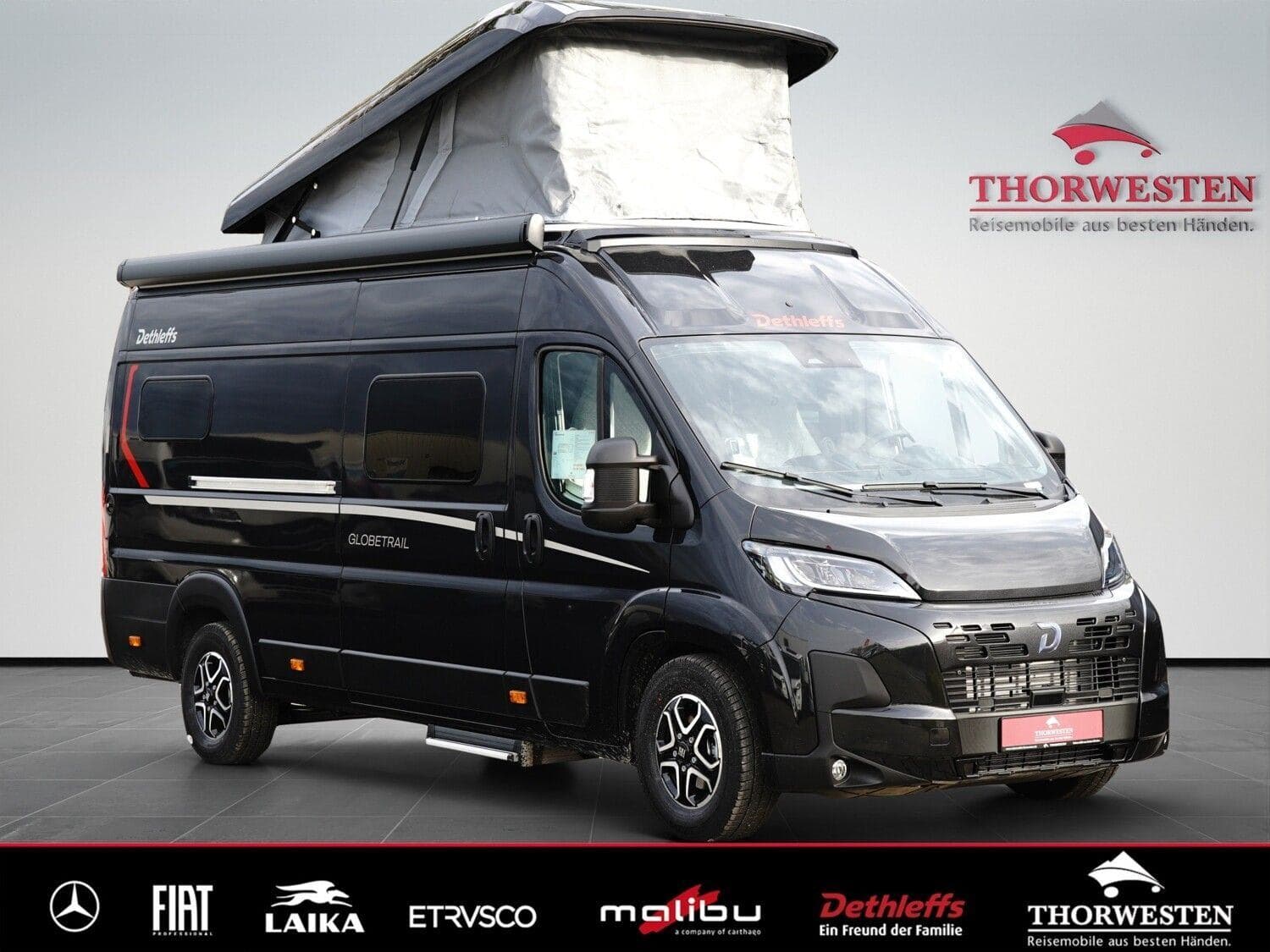 Wohnmobil Dethleffs Globetrail 640 ES Fiat mit 4 Sitzen bei Autohaus Thorwesten GmbH Wohnmobil Fiat Ducato Dethleffs 640 ES Fiat Globetrail mit 4 Sitzen und 4 Schlafplätzen