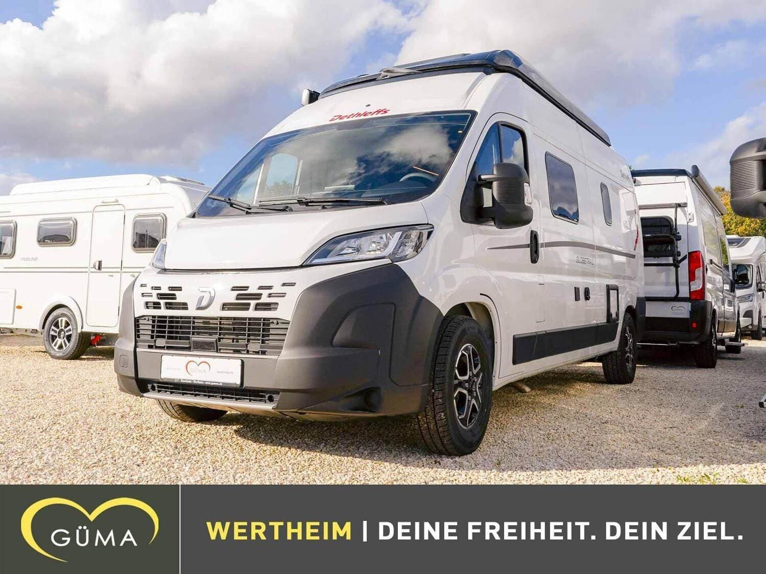 Wohnmobil Dethleffs Globetrail Active 600 DS Fiat mit 4 Sitzen bei GÜMA Caravan-Motorcaravan GmbH & Co. KG Wohnmobil Fiat Ducato Dethleffs 600 DS Fiat Globetrail Active mit 4 Sitzen und 4 Schlafplätzen