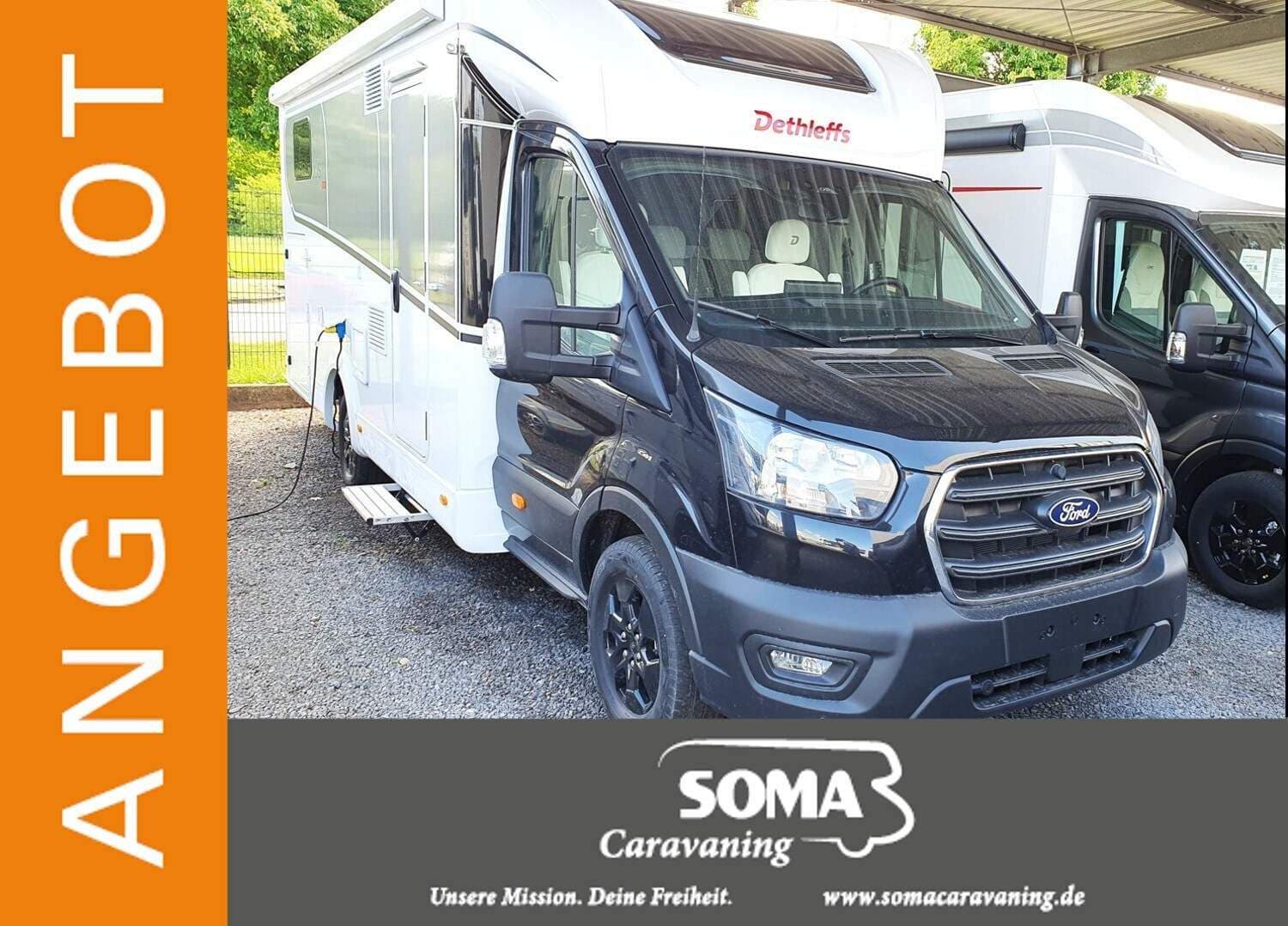 Wohnmobil Dethleffs Just Go Active T 7055 EB mit 4 Sitzen bei SOMA Caravaning Center Bremen GmbH Wohnmobil Ford Transit Dethleffs T 7055 EB Just Go Active mit 4 Sitzen und 4 Schlafplätzen