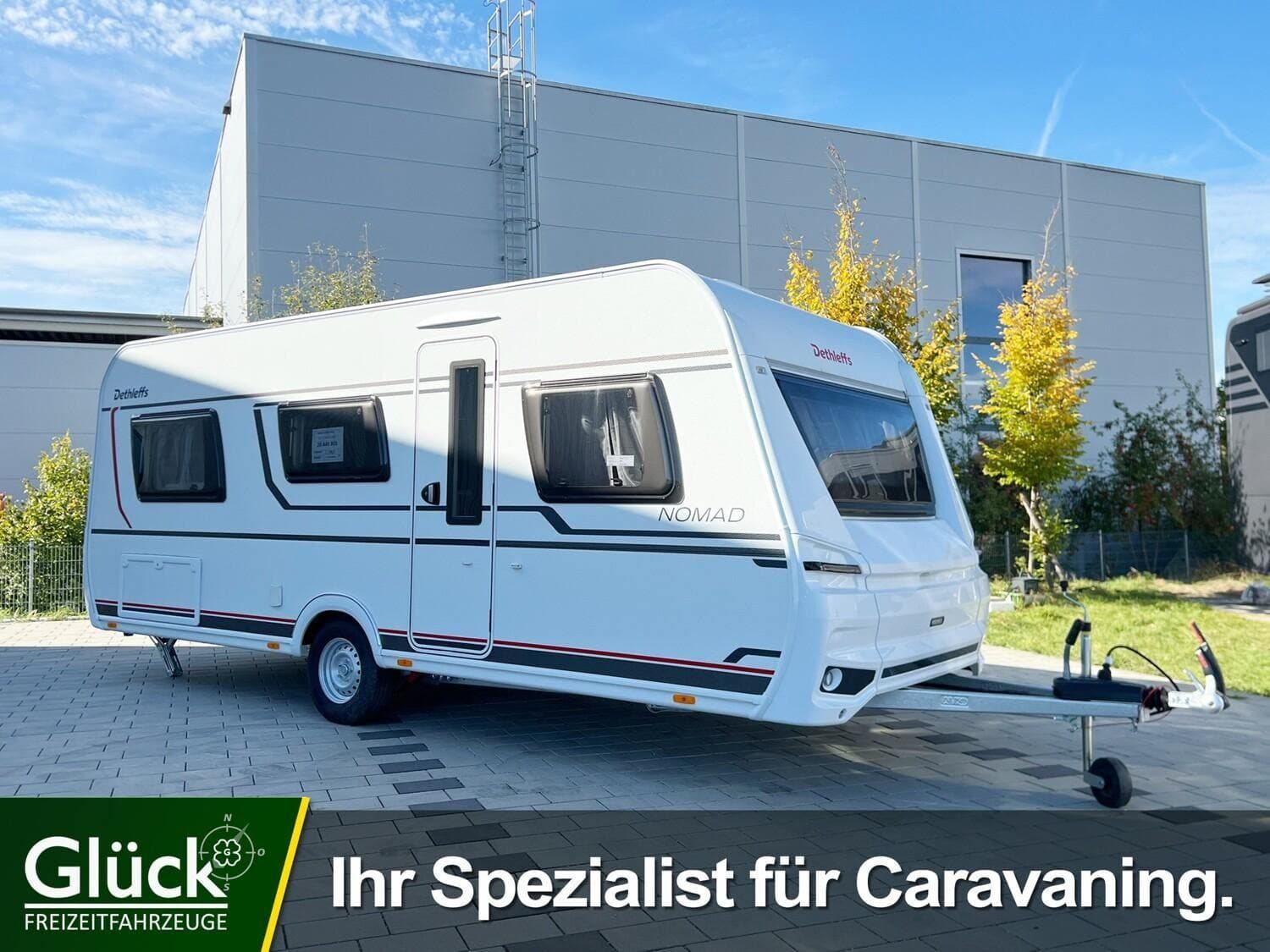 Wohnwagen Dethleffs Nomad 510 LE mit 4 Sitzen bei Glück Freizeit GmbH Wohnwagen Dethleffs 510 LE Nomad mit 4 Sitzen und 2 Schlafplätzen