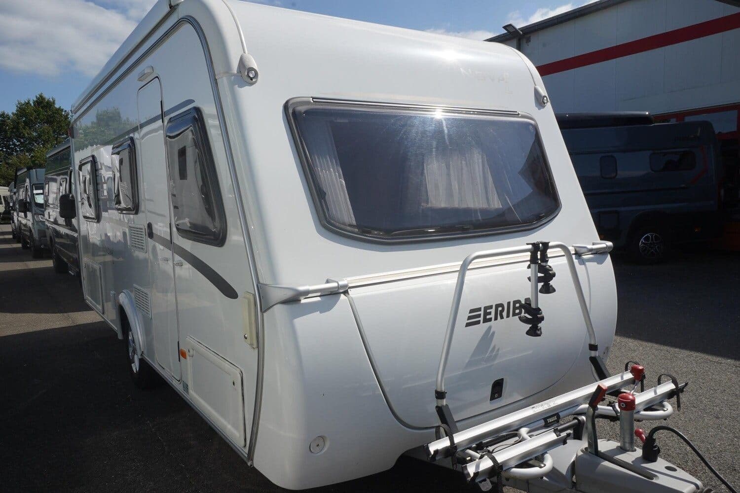 Wohnwagen Eriba Nova Light 442 bei Caravanpark Spann...an GmbH Wohnwagen Eriba 442 Nova Light mit 2 Schlafplätzen
