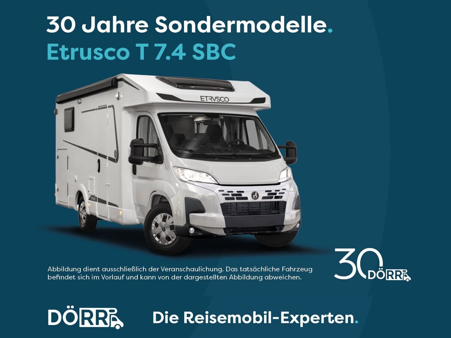 Wohnmobil Etrusco T-Modell Base 7.4 SBC mit 4 Sitzen bei Dörr Reisemobile GmbH Wohnmobil Fiat Ducato Etrusco 7.4 SBC T-Modell Base mit 4 Sitzen und 2 Schlafplätzen