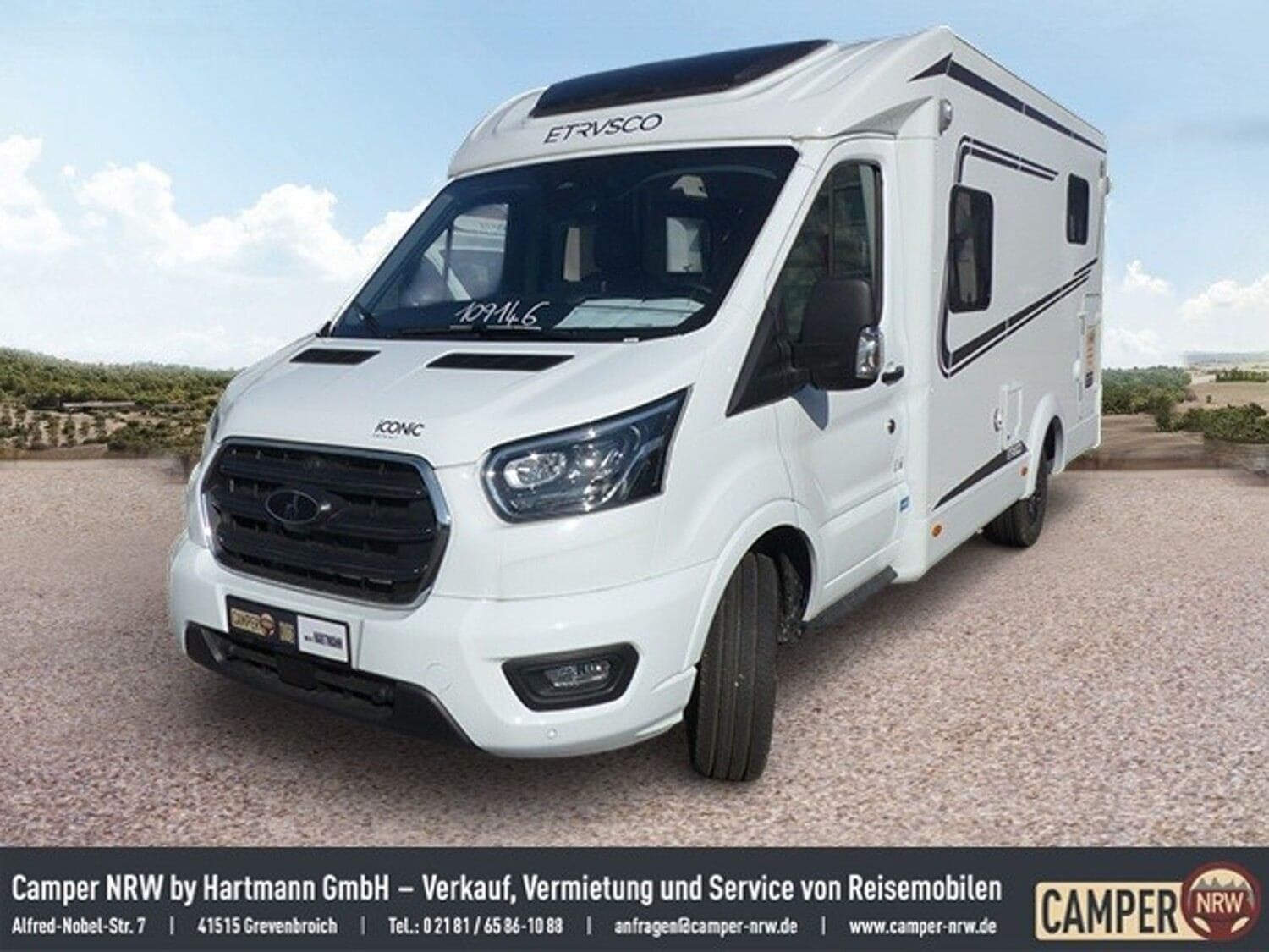 Wohnmobil Etrusco V Ford 6.6 SF mit 4 Sitzen bei Hartmann GmbH Mercedes Benz Wohnmobil Ford Transit Etrusco 6.6 SF V Ford mit 4 Sitzen und 2 Schlafplätzen