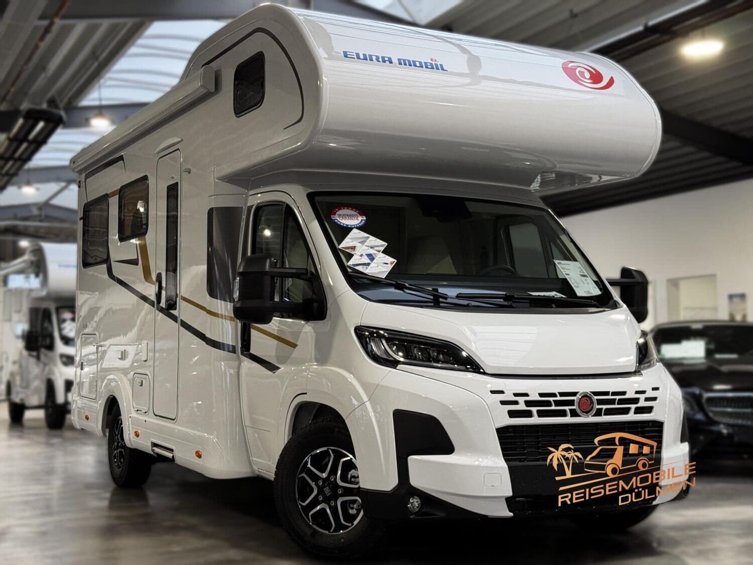 Wohnmobil Eura Mobil Activa One AO 650 HS mit 4 Sitzen bei Reisemobile Dülmen GmbH Wohnmobil Fiat Ducato Eura Mobil AO 650 HS Activa One mit 4 Sitzen und 4 Schlafplätzen