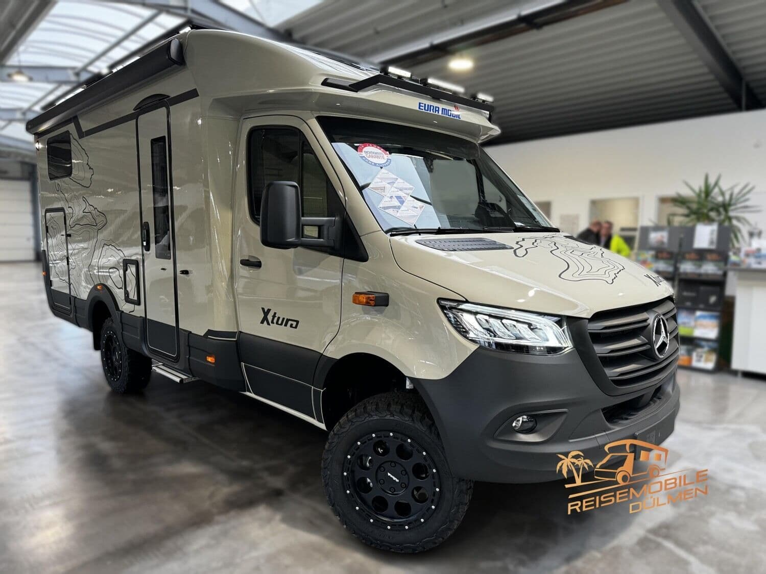 Wohnmobil Eura Mobil Xtura XT 686 EF mit 4 Sitzen bei Reisemobile Dülmen GmbH Wohnmobil Mercedes Sprinter Eura Mobil XT 686 EF Xtura mit 4 Sitzen und 2 Schlafplätzen