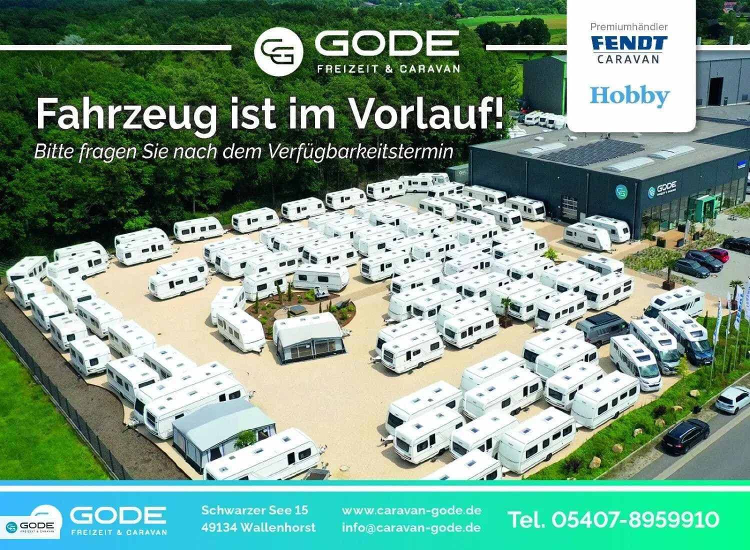 Wohnwagen Fendt Apero 515 SG bei Freizeit u. Caravan Gode GmbH & Co.KG Wohnwagen Fendt 515 SG Apero mit 4 Schlafplätzen