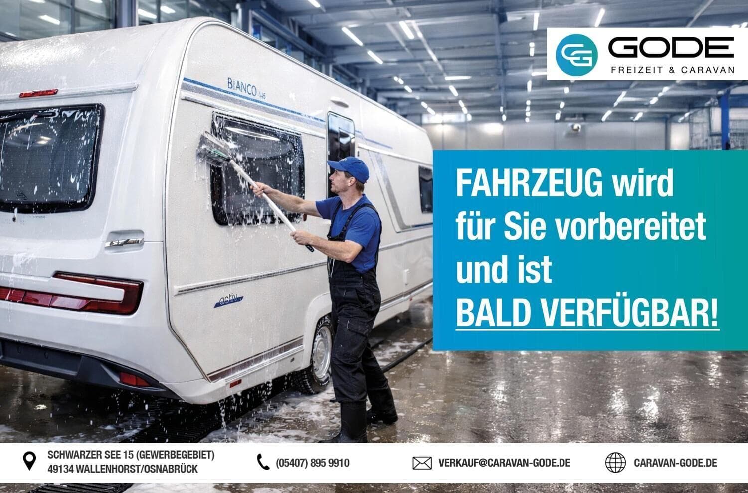 Wohnwagen Fendt Bianco Activ 515 SGD bei Freizeit u. Caravan Gode GmbH & Co.KG Wohnwagen Fendt 515 SGD Bianco Activ mit 4 Schlafplätzen