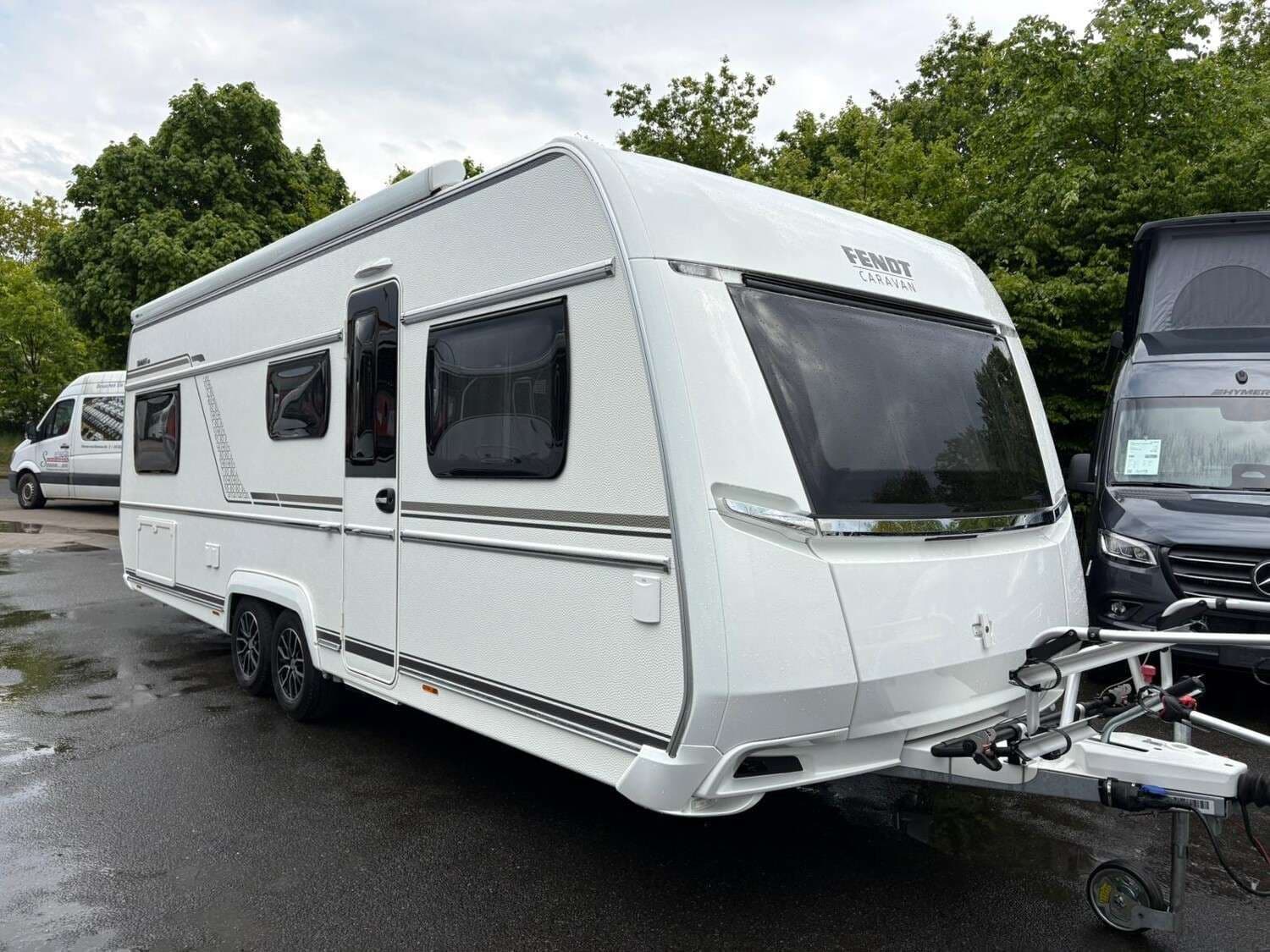 Wohnwagen Fendt Diamant 650 GDW bei Caravanpark Spann...an GmbH Wohnwagen Fendt 650 GDW Diamant mit 4 Schlafplätzen