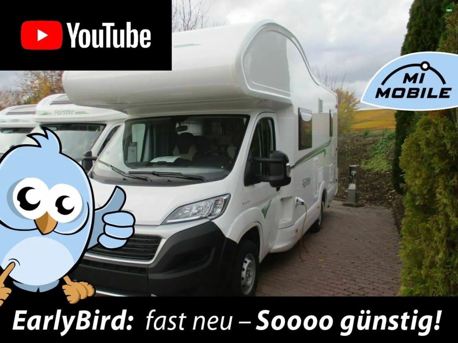 Wohnmobil Forster A 699 EB bei Mi-Mobile GmbH Wohnmobil Forster 699 EB A mit 4 Schlafplätzen