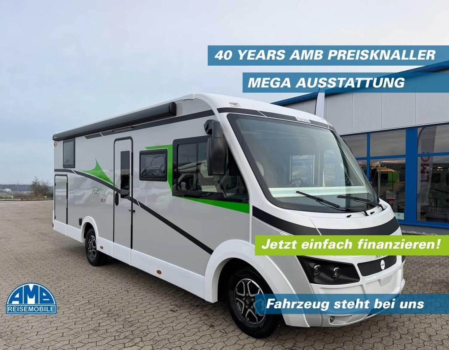 Wohnmobil Forster I 745 EF bei AMB Reisemobile GmbH Wohnmobil Fiat Ducato Forster 745 EF I mit 4 Schlafplätzen
