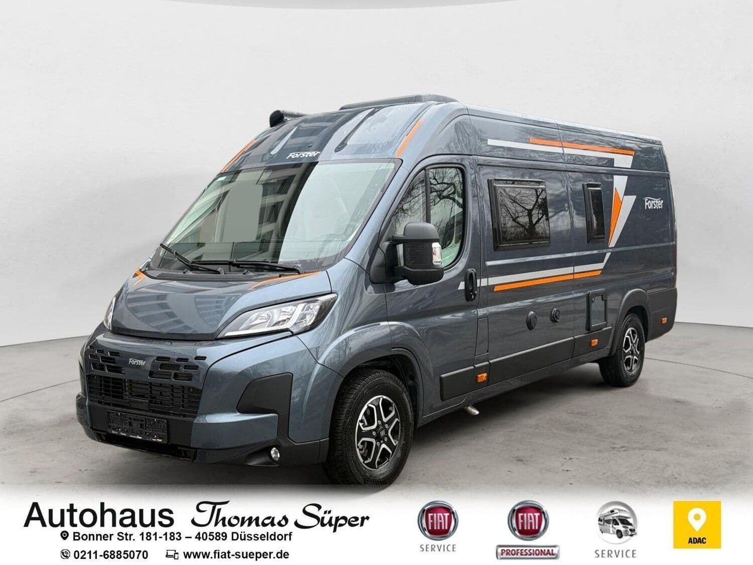 Wohnmobil Forster Livin Up Pro FV 636 EB Vibe mit 4 Sitzen bei Autohaus Thomas Süper Wohnmobil Fiat Ducato Forster FV 636 EB Vibe Livin Up Pro mit 4 Sitzen und 2 Schlafplätzen